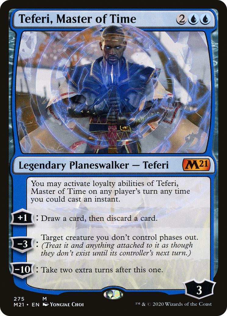 Teferi, Master of Time (275) (M21-275) - Core Set 2021 Foil