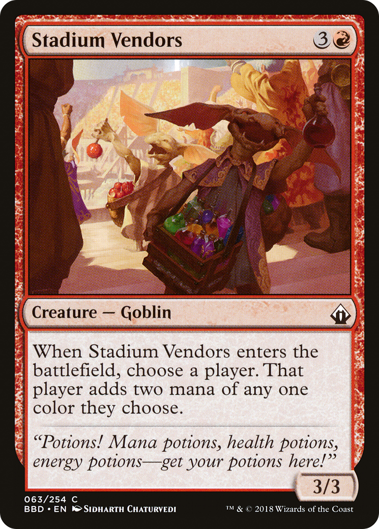 Vendeurs de stade (BBD-063) - Battlebond Foil 