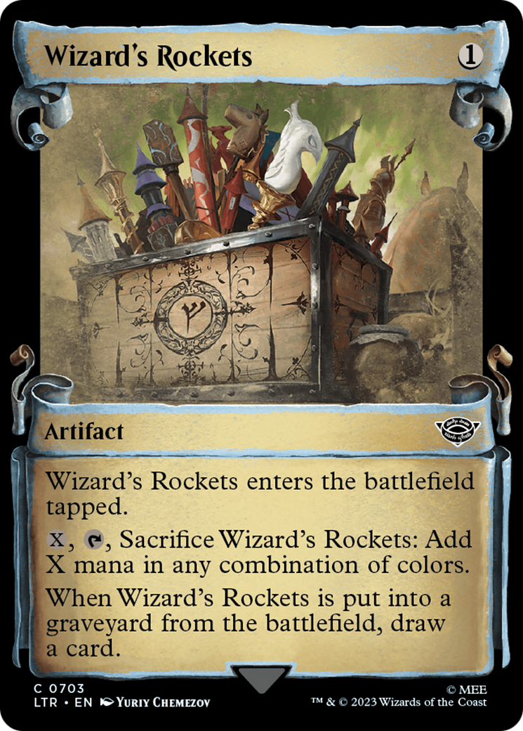 Wizard's Rockets (Showcase Scrolls) (LTR-703) - The Lord of the Rings: Tales of Middle-earth: (Showcase) Foil