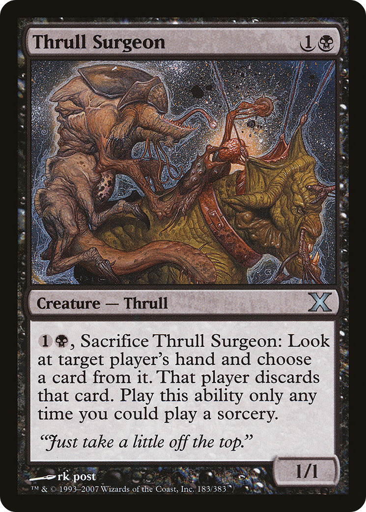 Thrull Surgeon (10E-183) - Tenth Edition Foil