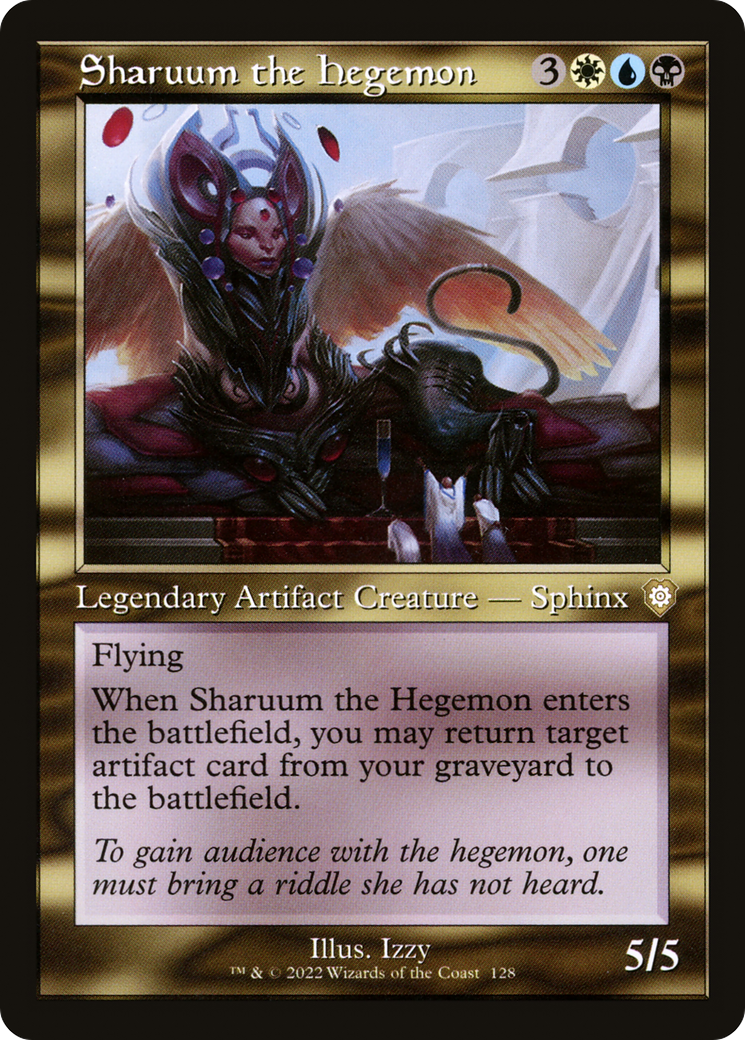 Sharuum the Hegemon (Retro Frame) (BRC-128) - The Brothers' War Commander