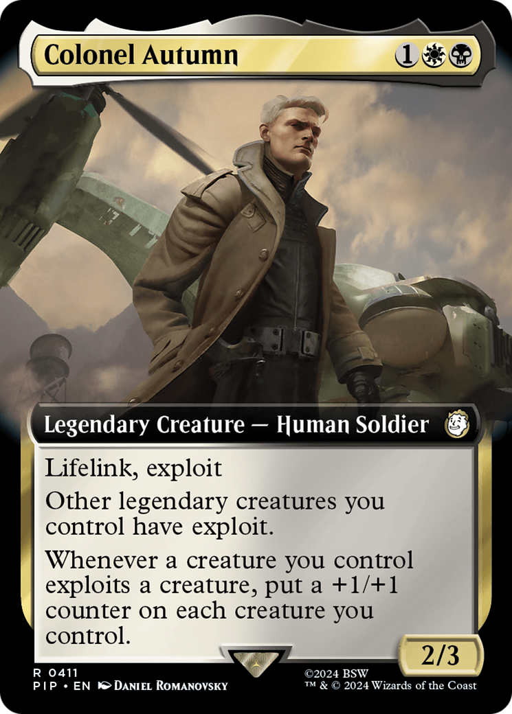 Colonel Autumn (PIP-411) - Fallout : (Extended Art) 