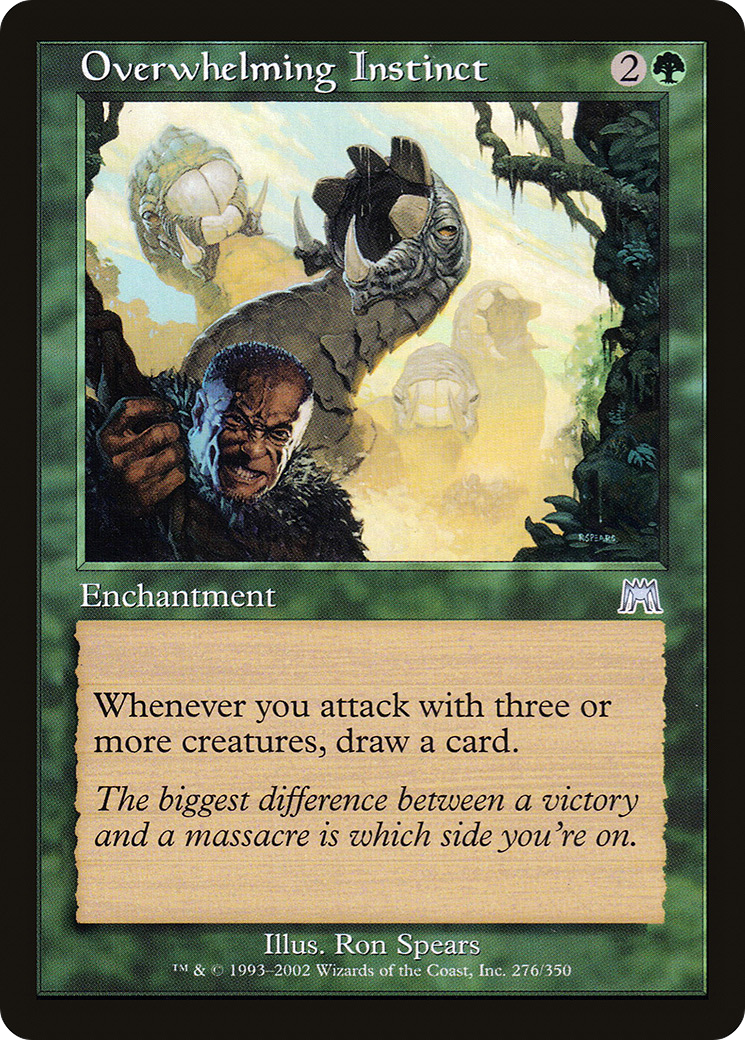 Instinct Débordant (ONS-276) - Onslaught Foil 