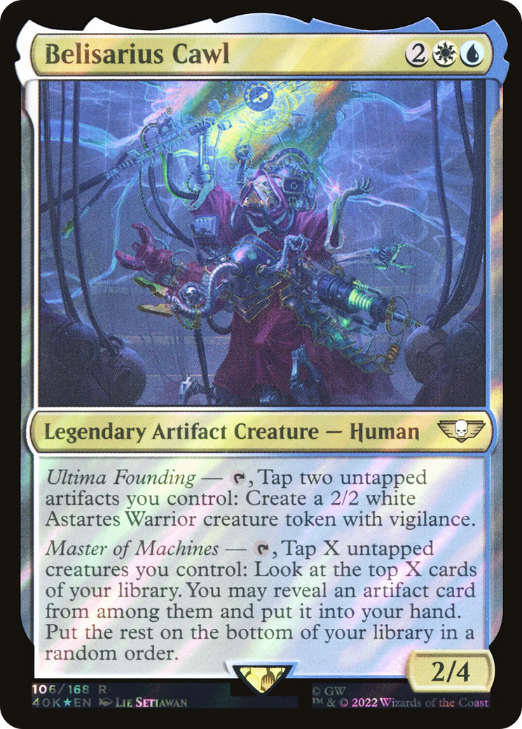 Bélisaire Cawl (40K-106★) - Commandant Foil de Warhammer 40,000 