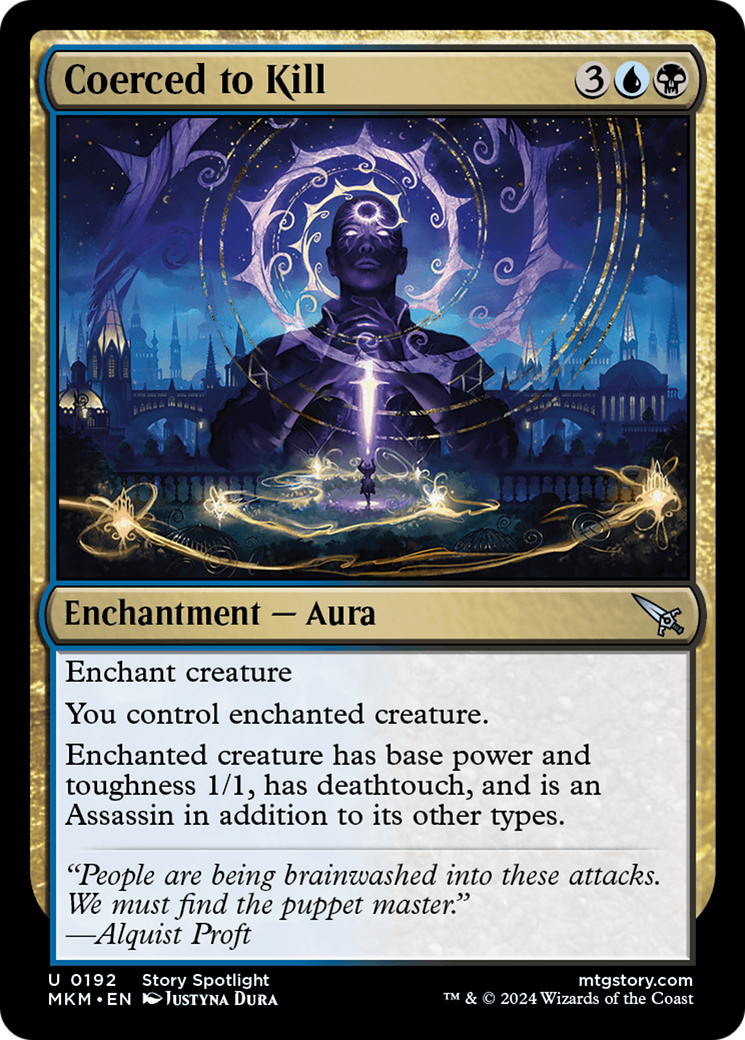 Contraint de tuer (MKM-192) - Meurtres au manoir de Karlov 