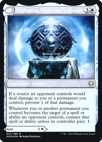 Reidane, Dieu des Dignes // Valkmira, Bouclier du Protecteur (PRE-21S) - Kaldheim Promos Foil