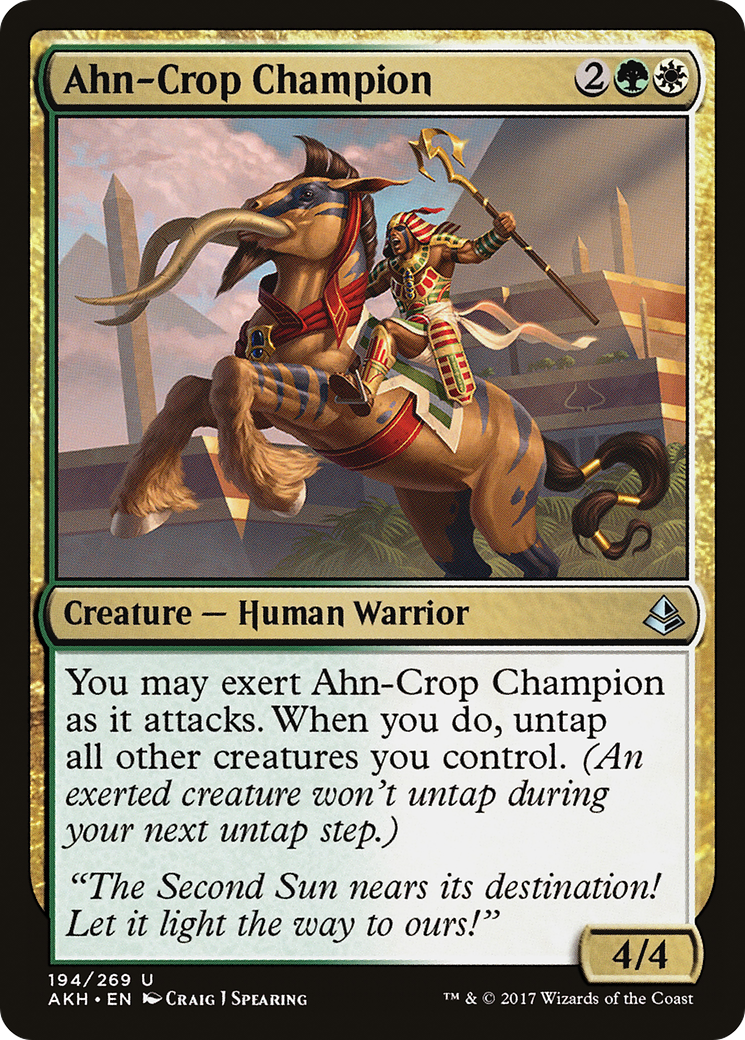 Champion Ahn-Crop (AKH-194) - Feuille d'Amonkhet 