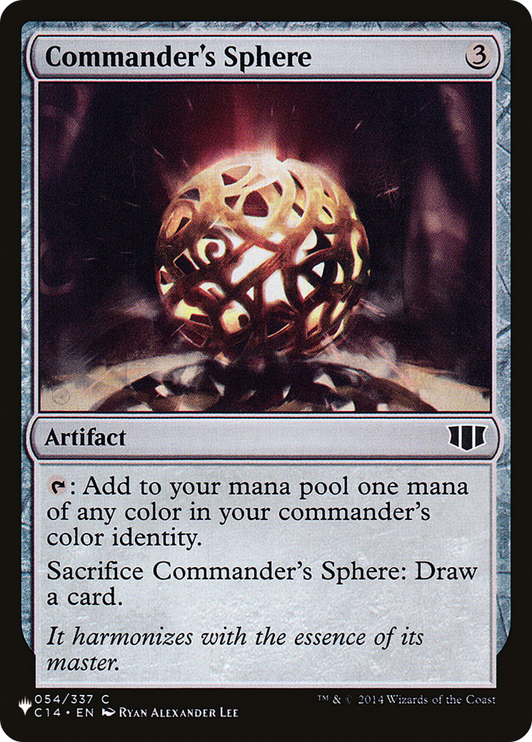 Commander's Sphere (LIST-054) - The List