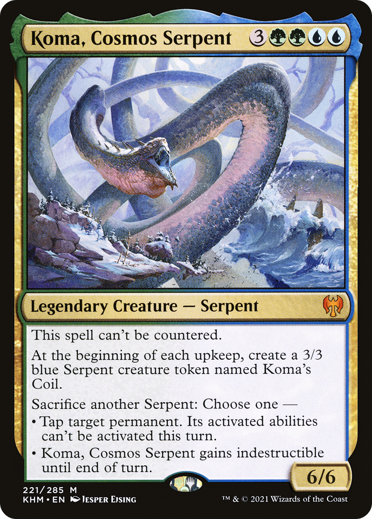 Koma, Serpent Cosmos (KHM-221) - Kaldheim