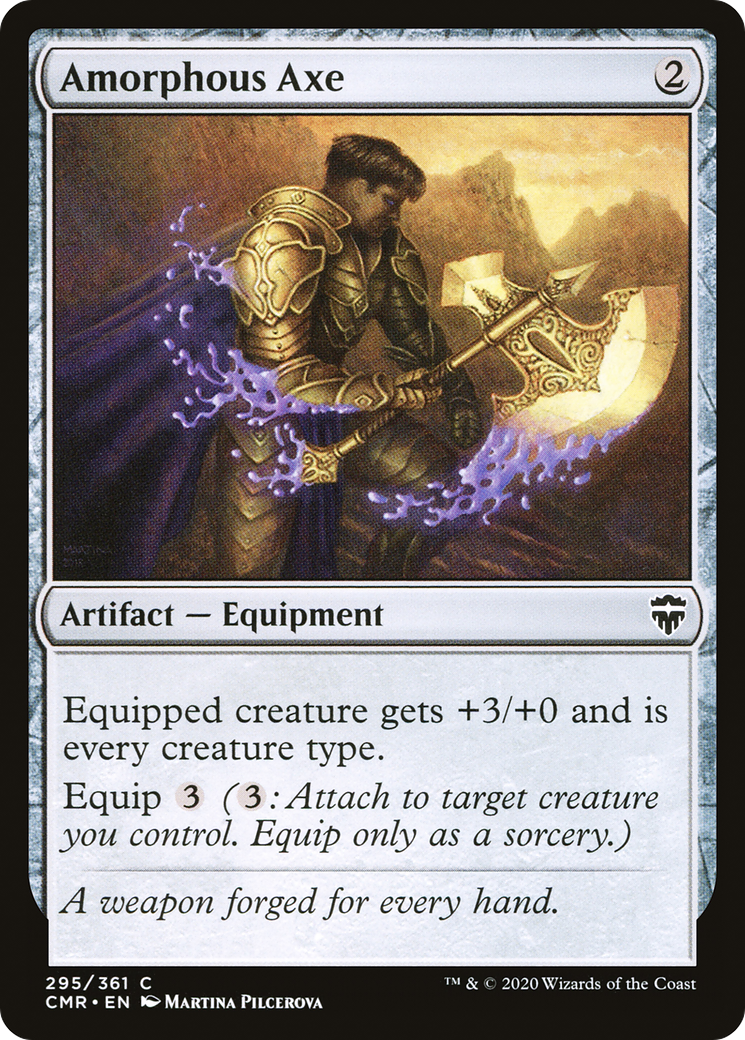 Amorphous Axe (CMR-295) - Commander Legends Foil