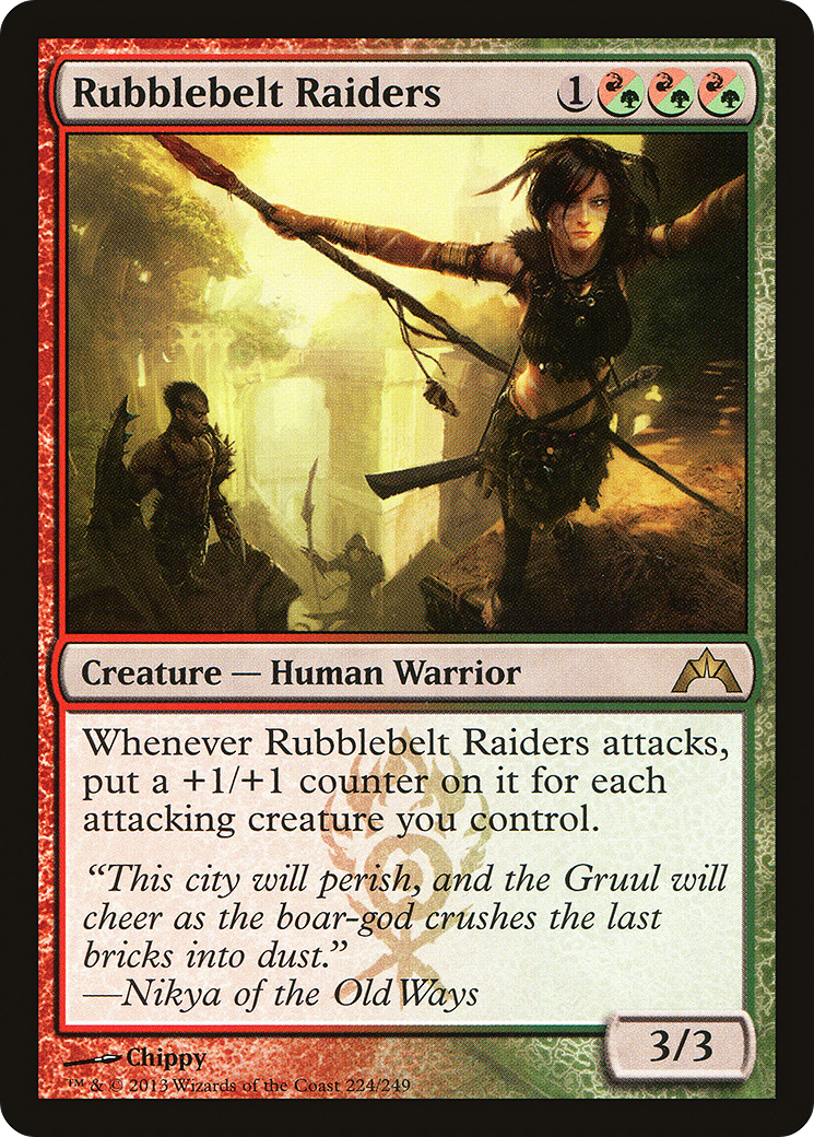 Rubblebelt Raiders (GTC-224) - Gatecrash Foil 