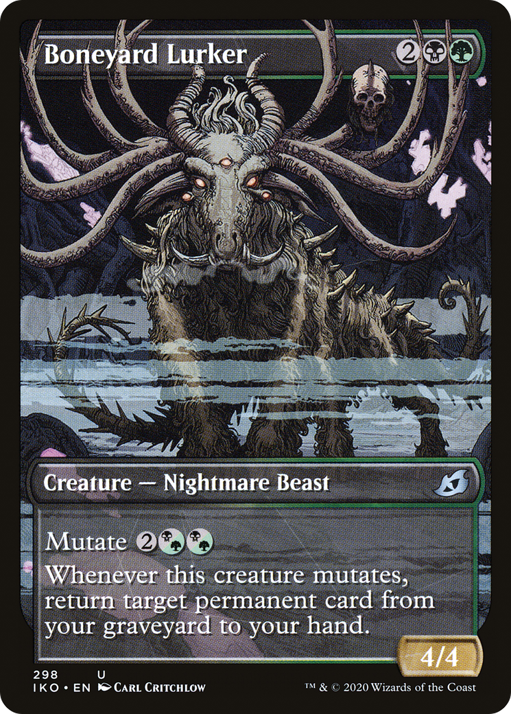 Boneyard Lurker (Showcase) (IKO-298) - Ikoria: Lair of Behemoths: (Showcase)
