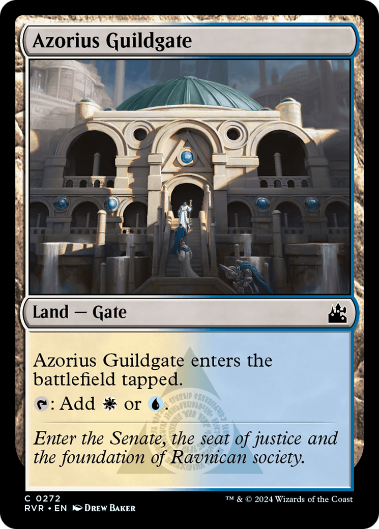 Porte de la guilde d'Azorius (RVR-272) - Ravnica Remastered Foil 