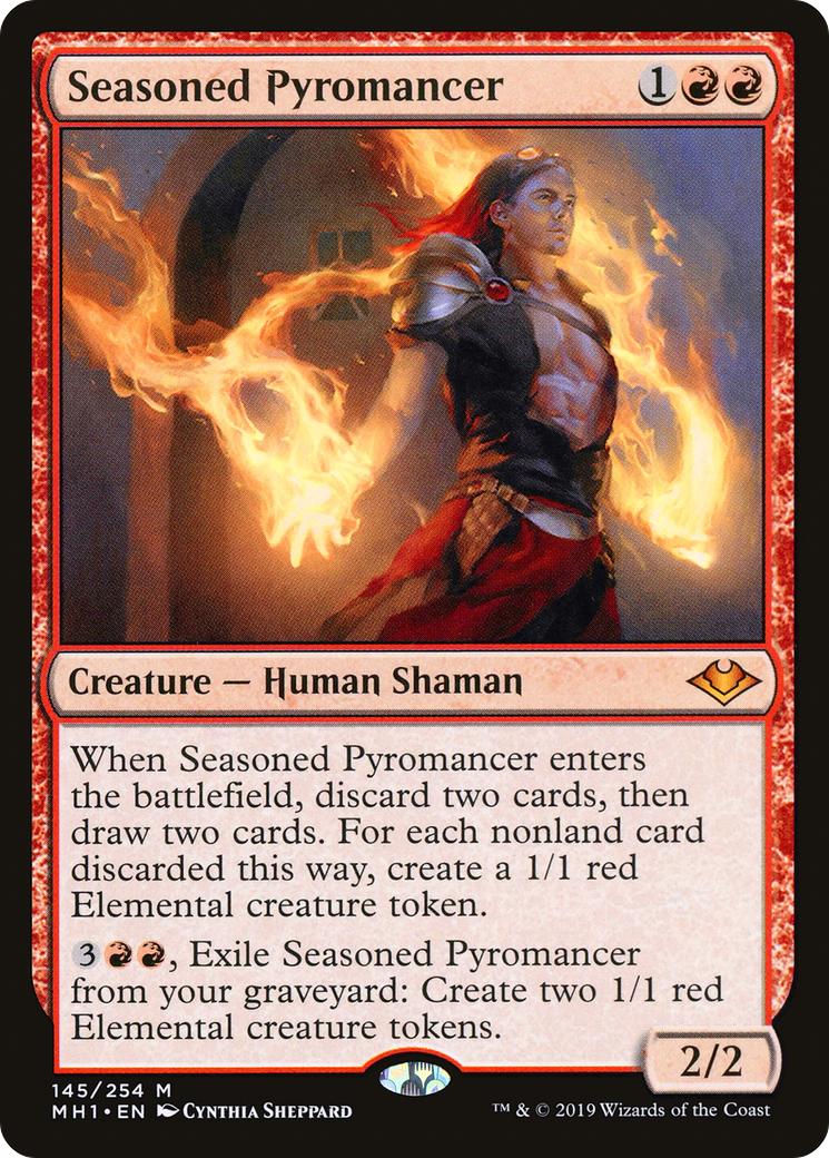 Pyromancien chevronné (MH1-145) - Horizons modernes (Foil) 