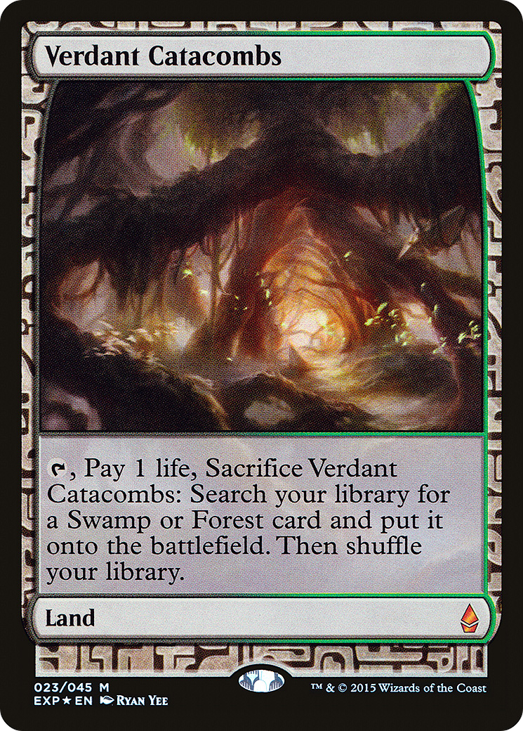 Catacombes Verdoyantes (EXP-023) - Expéditions Zendikar Foil 