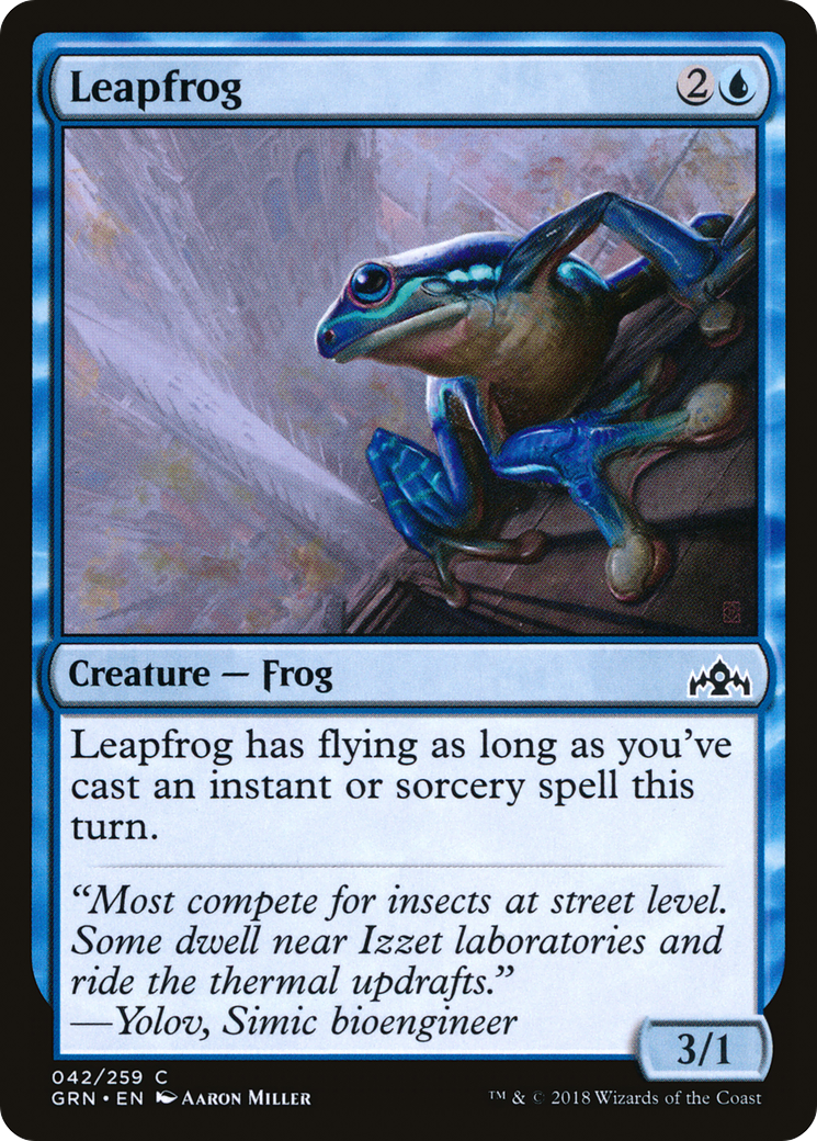 Leapfrog (GRN-042) - Guildes de Ravnica Foil
