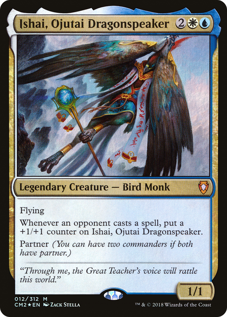 Ishai, Ojutai Dragonspeaker (CM2-012) - Commander Anthology Volume II Foil 