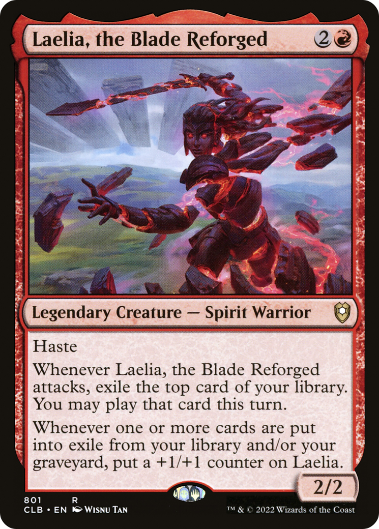 Laelia, la Lame reforgée (CLB-801) - Commander Legends : La Bataille de Baldur's Gate 