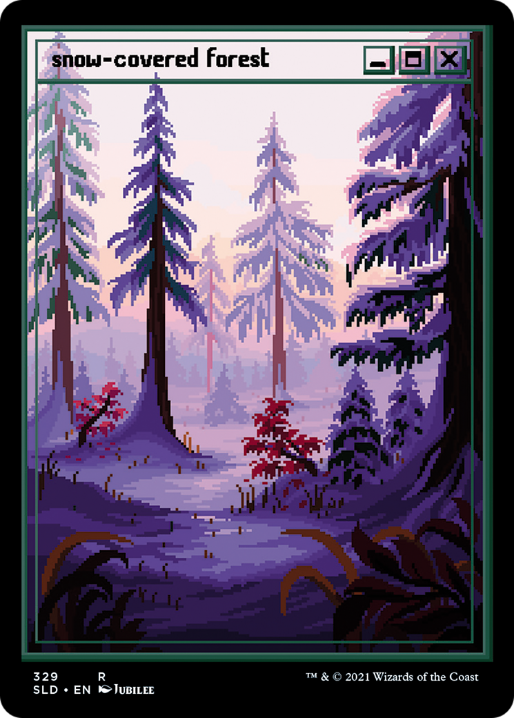 Forêt enneigée (SLD-329) - Secret Lair Drop Foil 