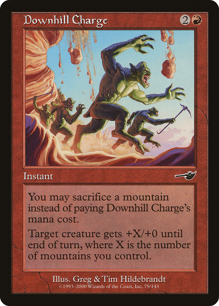Charge de descente (NEM-079) - Foil Nemesis 