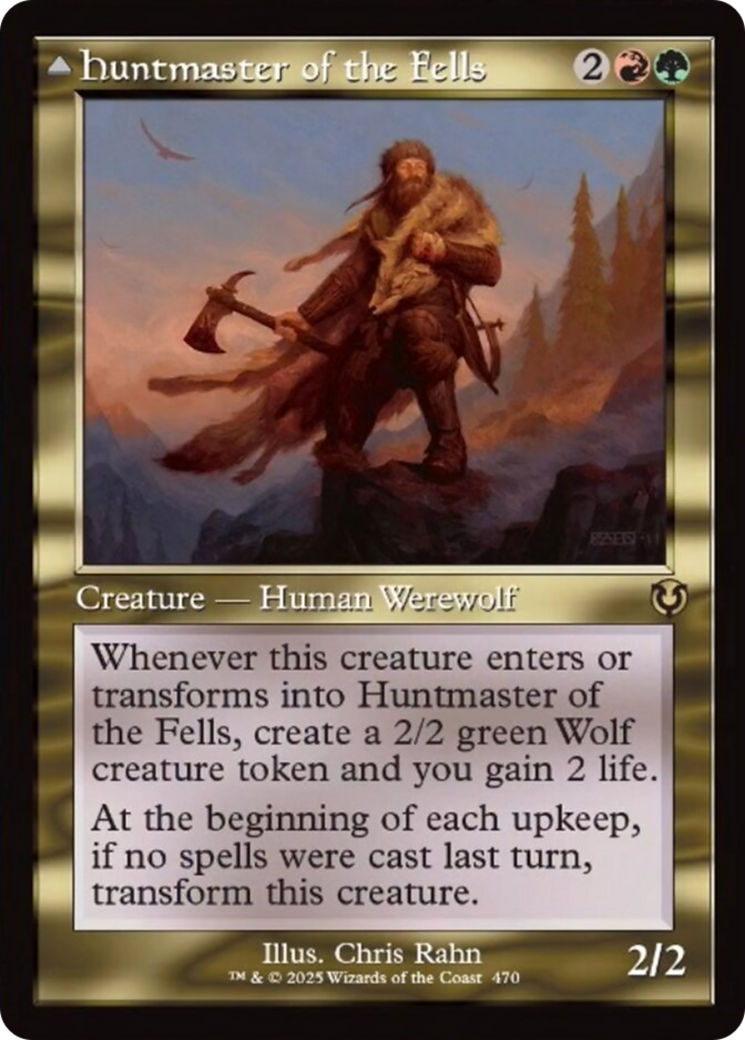 Huntmaster of the Fells // Ravager of the Fells (INR-470) - Innistrad Remastered Foil