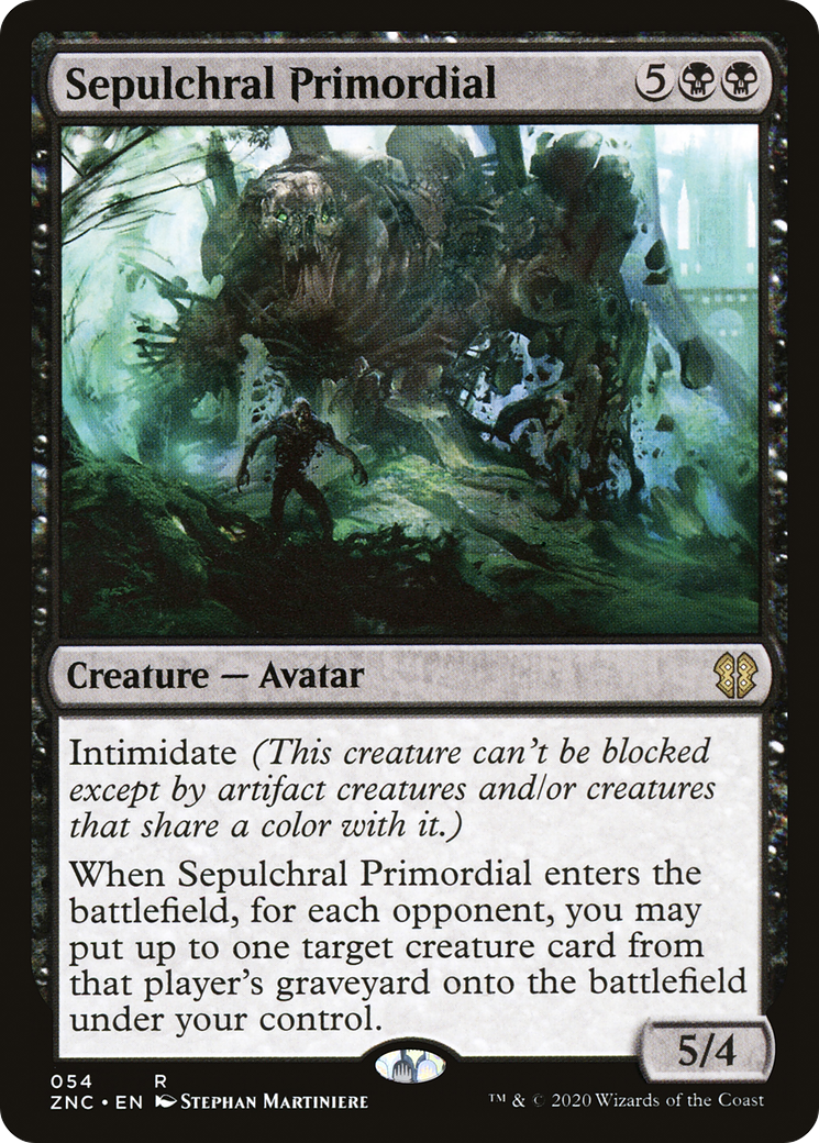 Primordial sépulcral (ZNC-054) - Commandant ascendant de Zendikar 