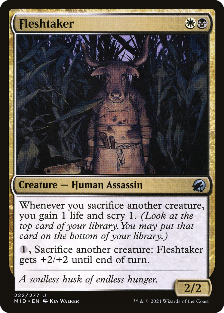 Fleshtaker (MID-222) - Innistrad: Midnight Hunt Foil