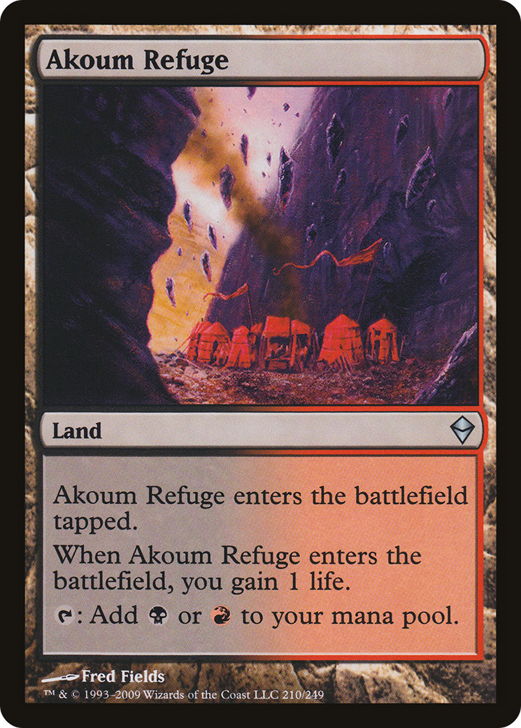 Refuge Akoum (ZEN-210) - Zendikar 
