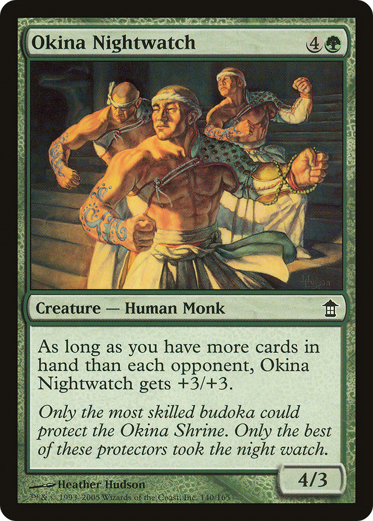 Okina Nightwatch (SOK-140) - Saviors of Kamigawa Foil