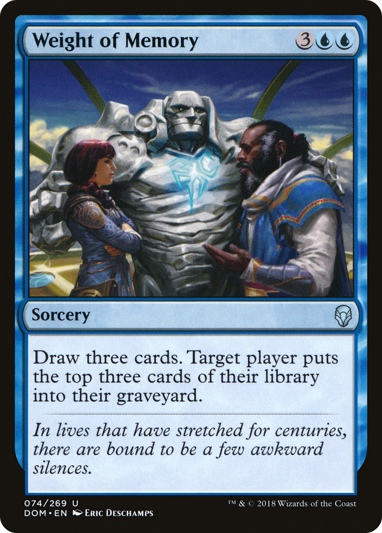 Poids de la mémoire (DOM-074) - Dominaria Foil 