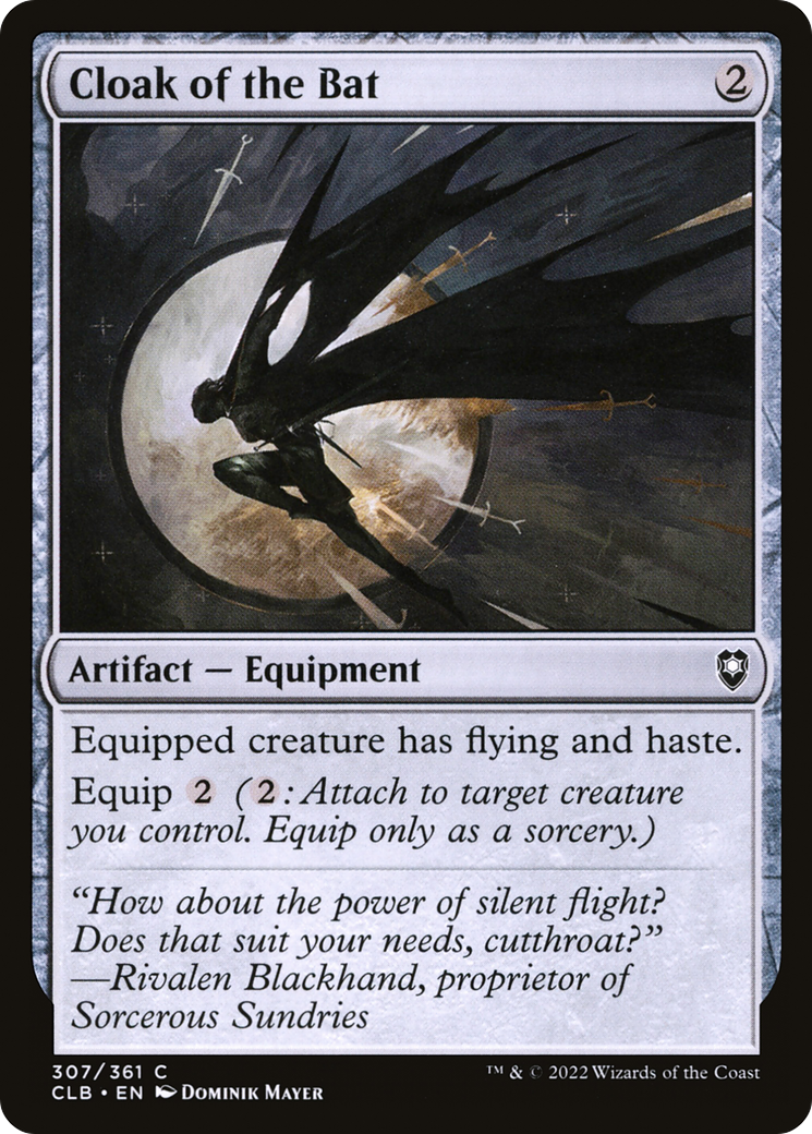 Cape de chauve-souris (CLB-307) - Commander Legends : La Bataille pour Baldur's Gate (Foil) 