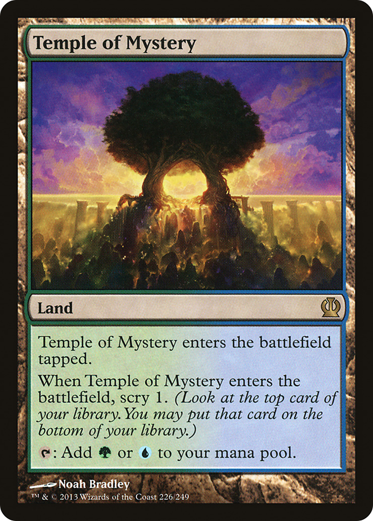 Temple du Mystère (THS-226) - Theros Foil 