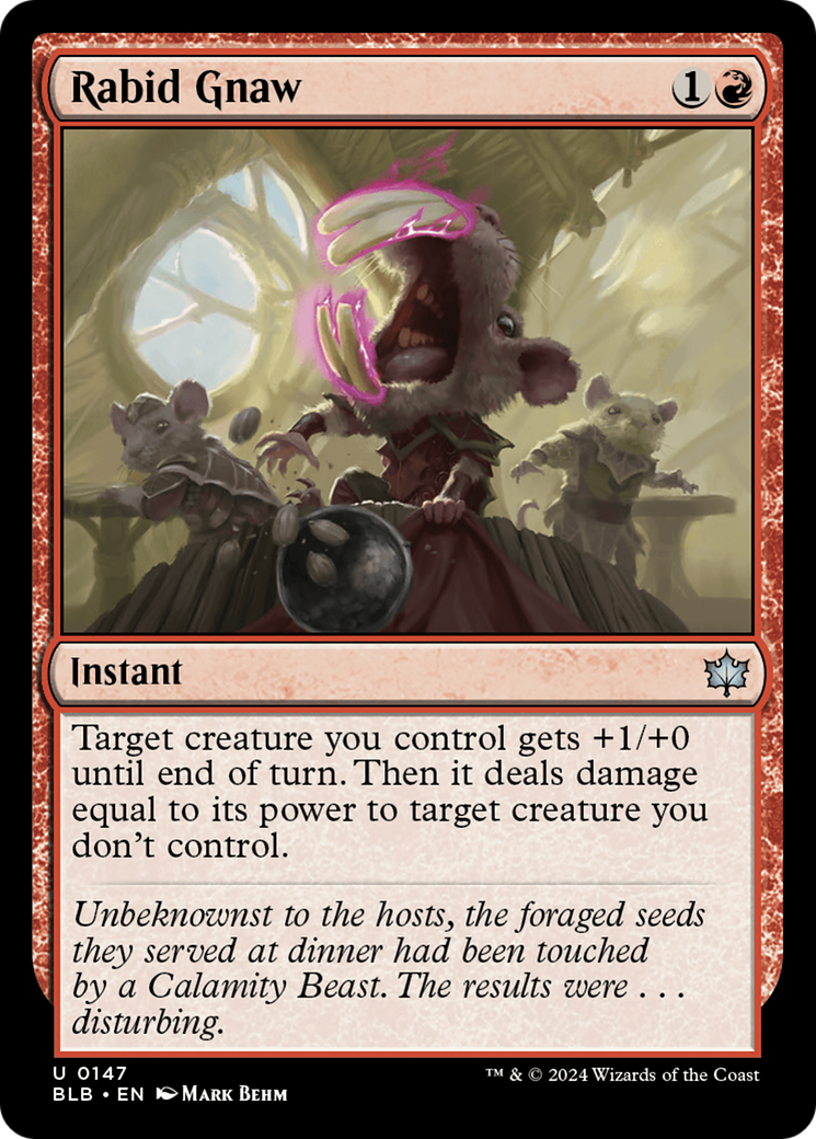 Rongeur enragé (BLB-147) - Bloomburrow Foil 