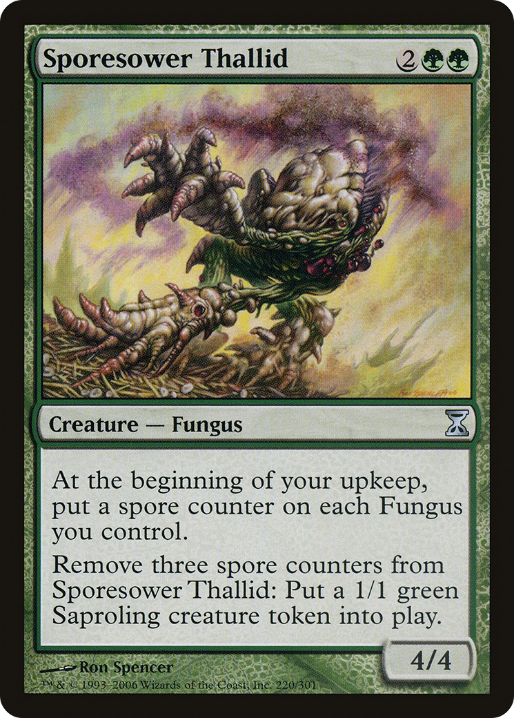 Thallide sporifère (TSP-220) - Feuille spirale temporelle 