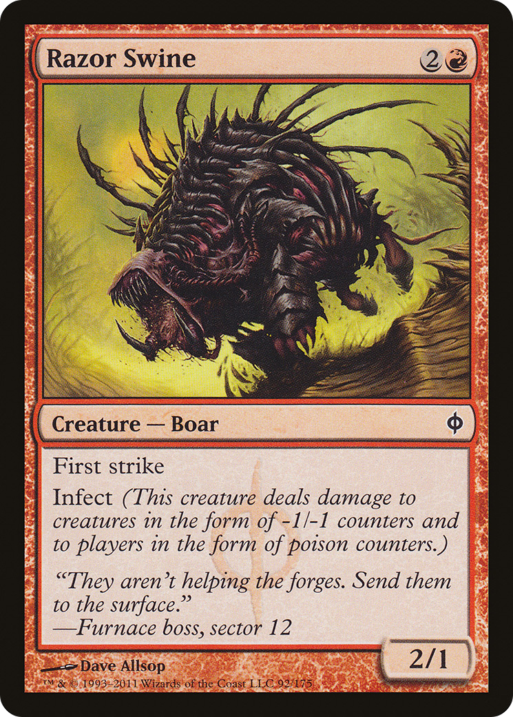 Razor Swine (NPH-092) - New Phyrexia