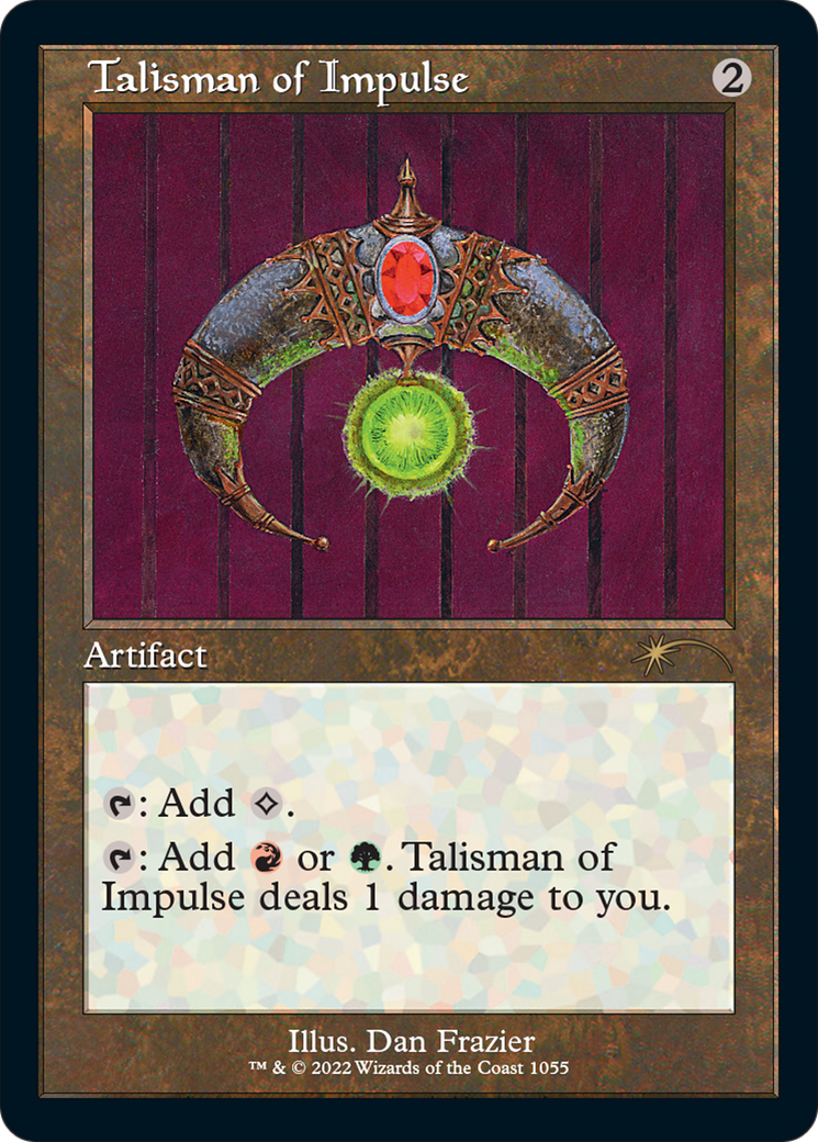 Talisman of Impulse (Retro Frame) (SLD-1055) - Secret Lair Drop