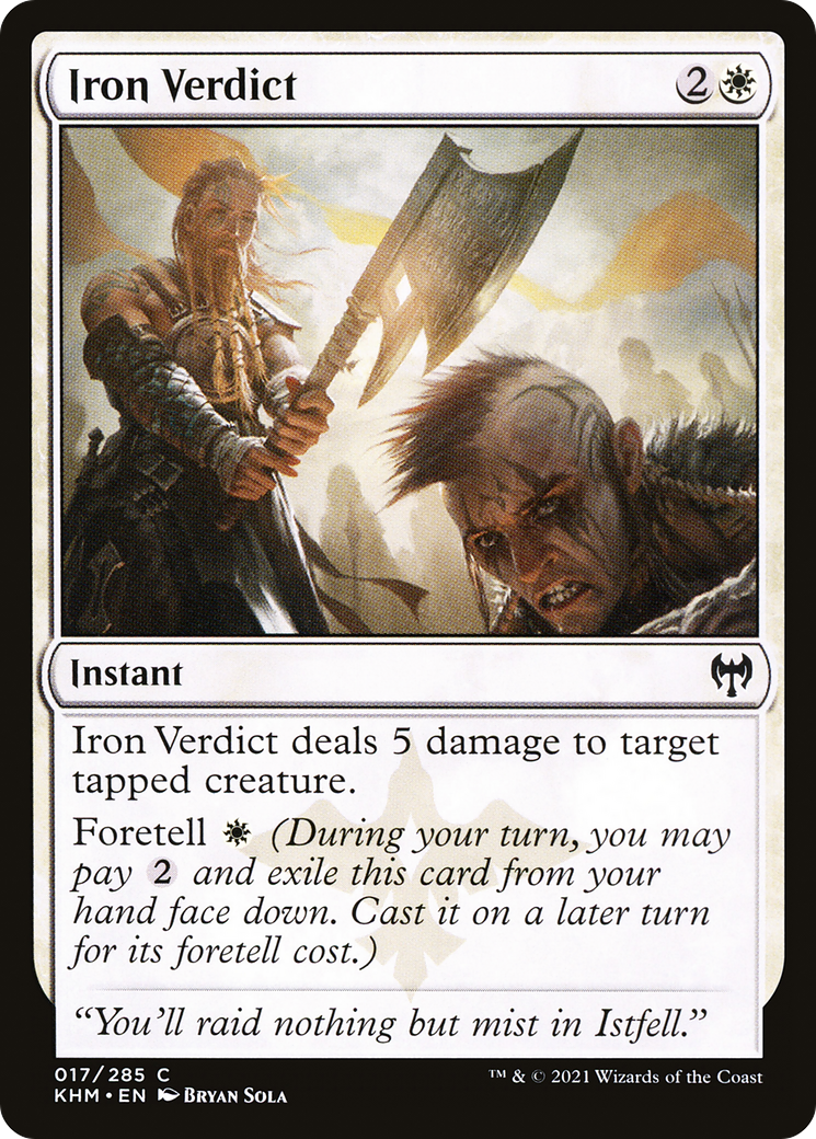 Verdict de fer (KHM-017) - Kaldheim 