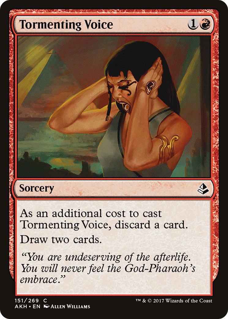 Voix tourmentante (AKH-151) - Amonkhet Foil