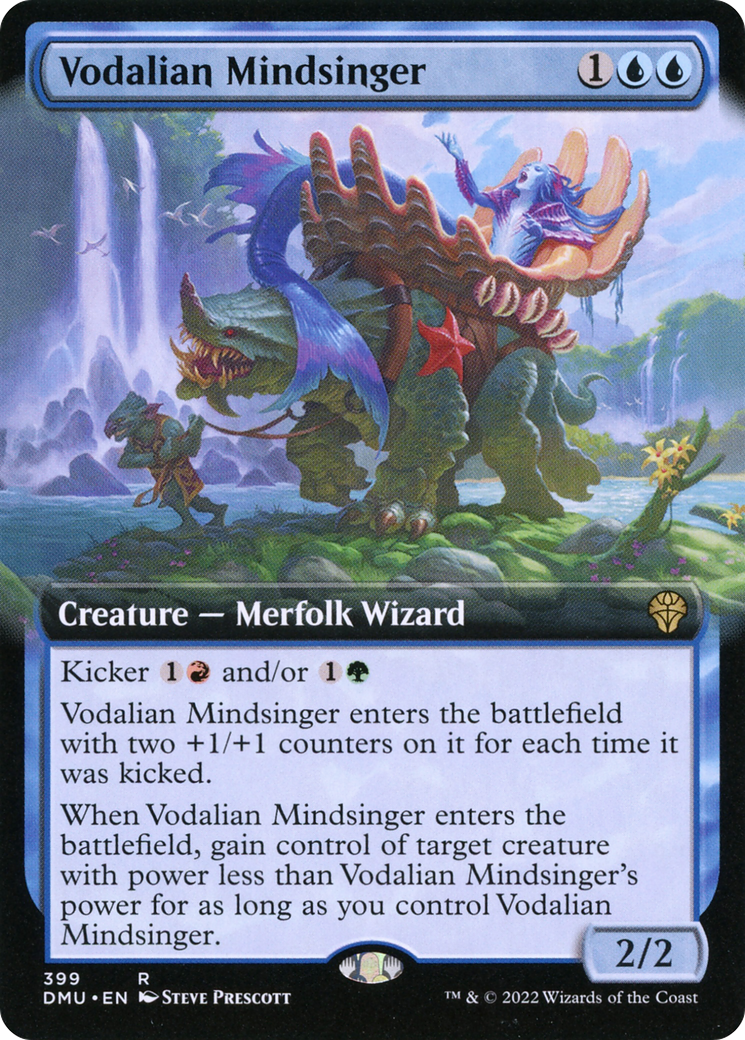 Vodalian Mindsinger (Extended Art) (DMU-399) - Dominaria United: (Extended Art)