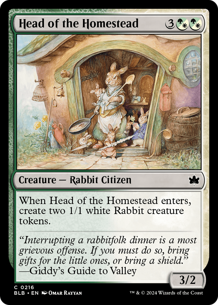 Chef de la ferme (BLB-216) - Bloomburrow Foil 