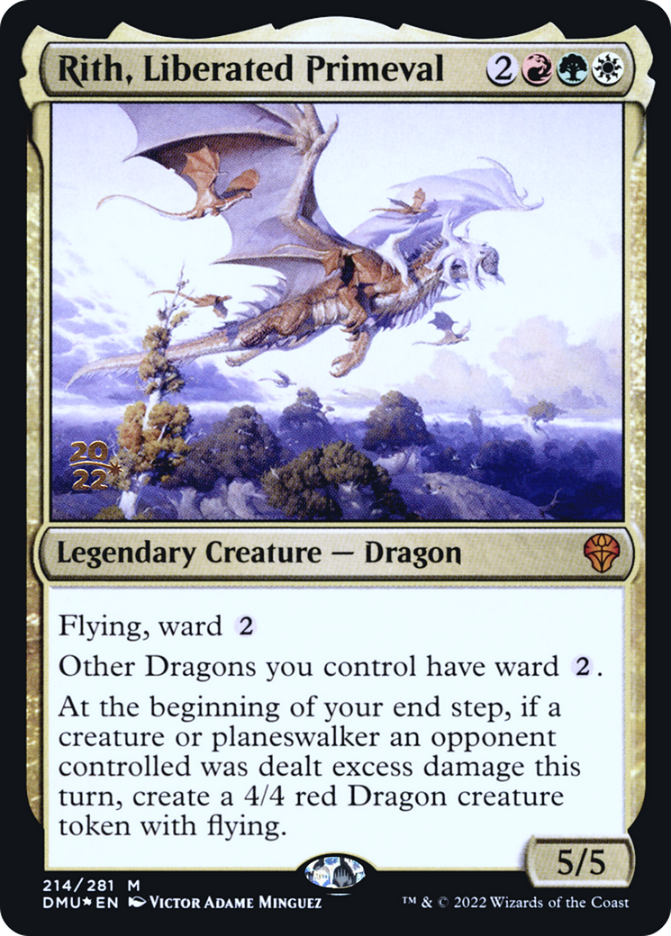Rith, Primordial libéré (PDMU-214S) - Dominaria United Promos Foil 