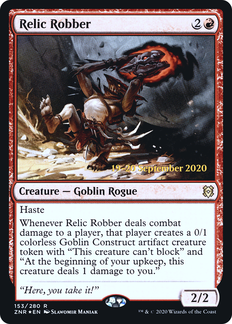 Relic Robber (PRE-153S) - Zendikar Rising Promos Foil