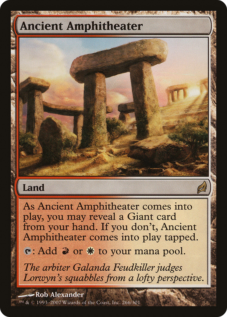 Amphithéâtre antique (LRW-266) - Lorwyn Foil 