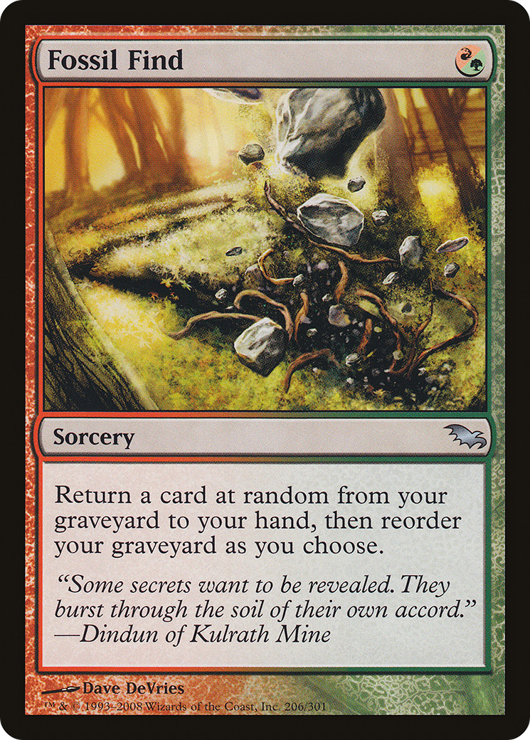 Découverte de fossiles (SHM-206) - Shadowmoor 