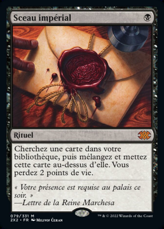 Imperial Seal (2X2-079) - Double Masters 2022 - French - NM