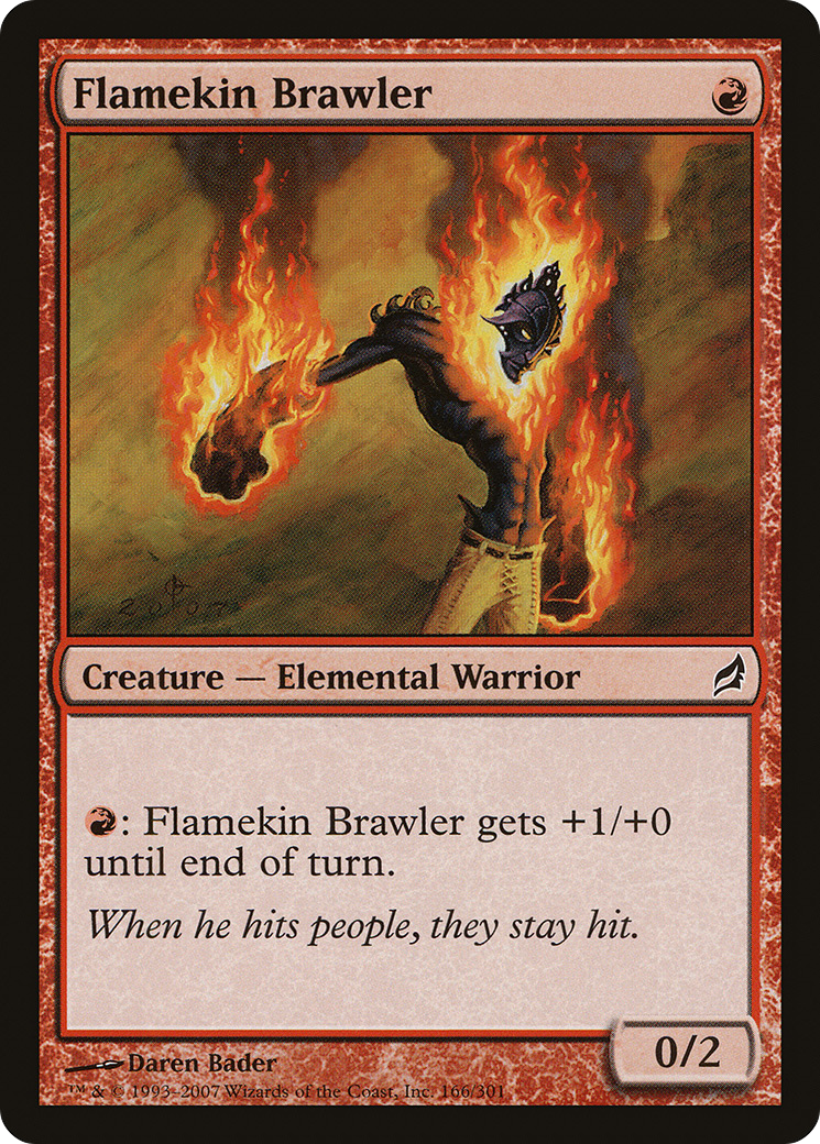 Flamekin Brawler (LRW-166) - Lorwyn