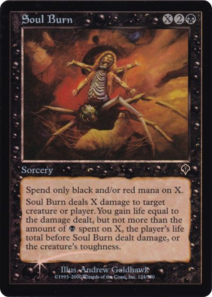 Soul Burn (INV-124S) - Invasion Foil 