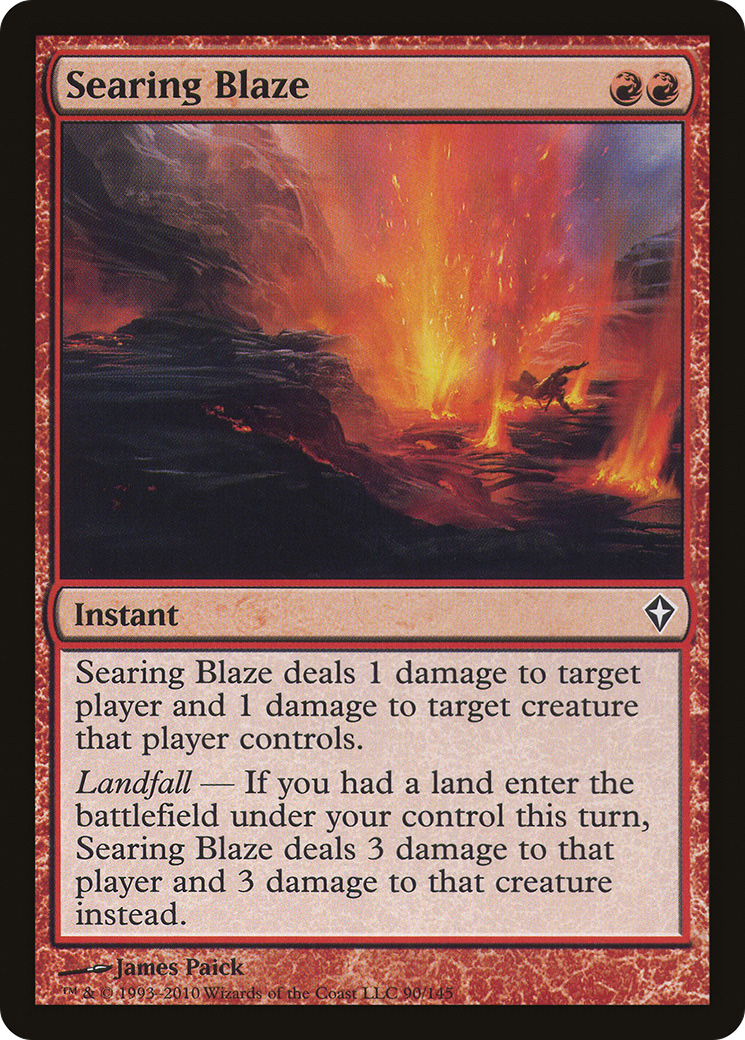 Feu brûlant (WWK-090) - Worldwake Foil 