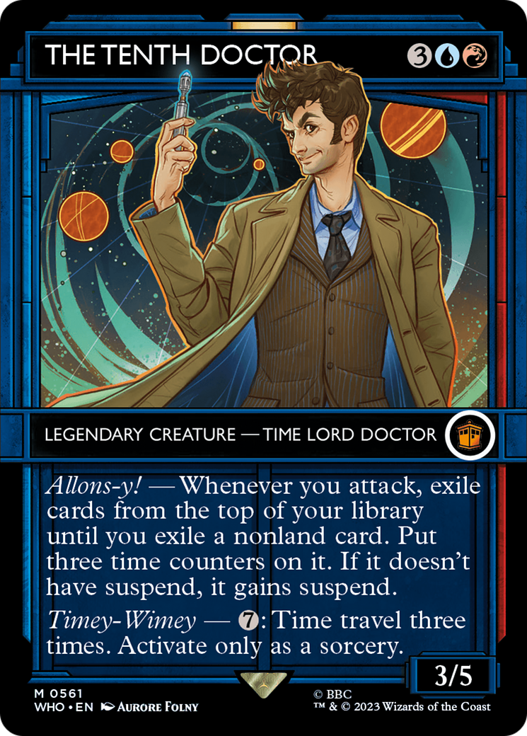 The Tenth Doctor (Showcase) (WHO-561) - Doctor Who: (Showcase) (Borderless)