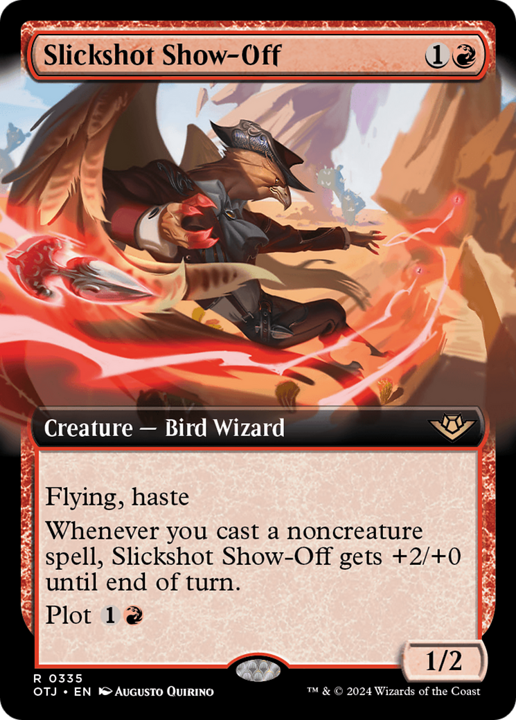 Slickshot Show-Off (OTJ-335) - Outlaws of Thunder Junction : (Extended Art) Foil 